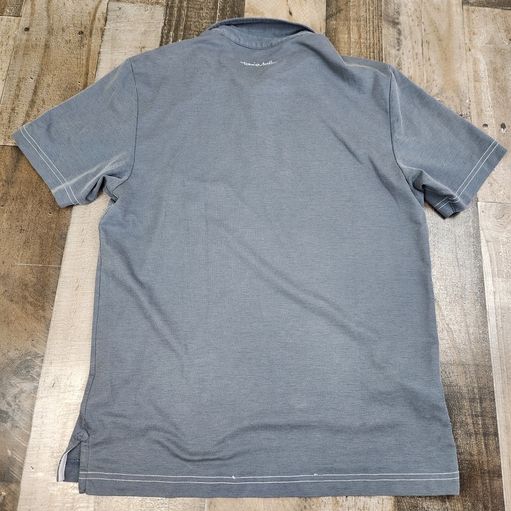 Travis Mathew Pima Cotton Polo Shirt Mens size‎ S Small Gray Collared Shirt - Picture 3 of 9